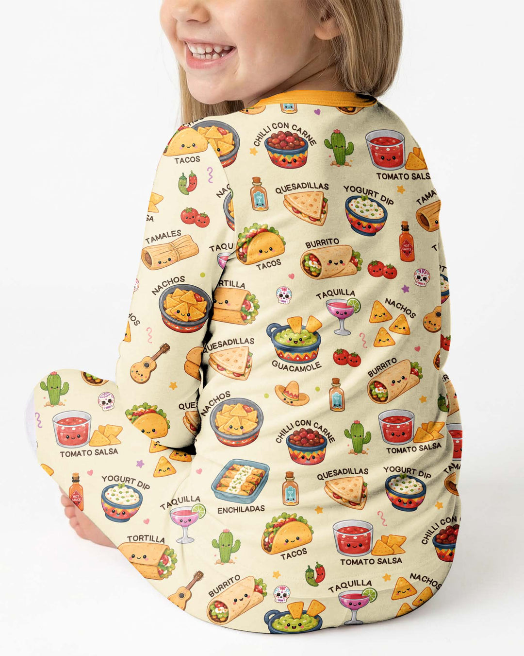 Template Bamboo Two Piece Long Sleeve Pyjamas Set