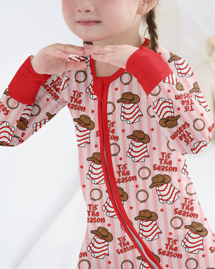 Western Christmas Tis the Season Bamboo Convertible Zippy