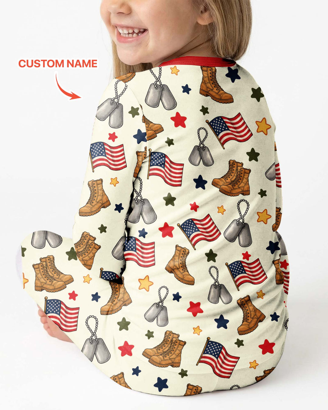 Who Needs Superhero When Your Grandpa Is A Veteran Bamboo Two Piece Long Sleeve Pajama Set