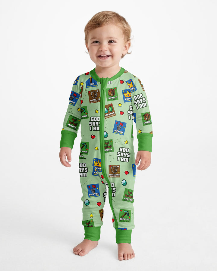 God Says I Am Gamer Bamboo Convertible Zippy