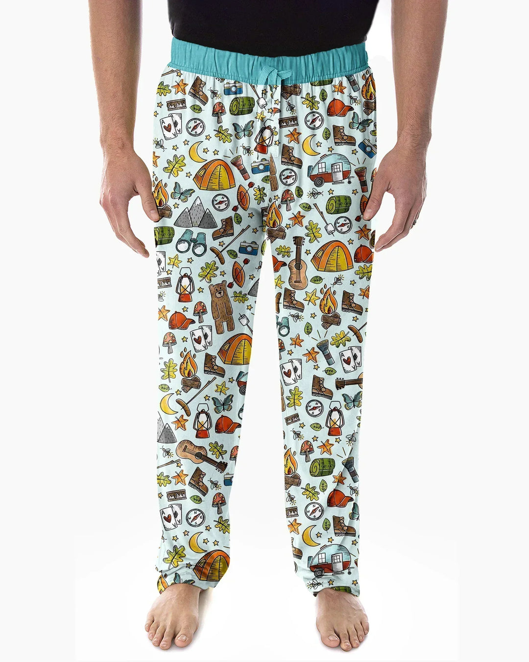 Funny Camper Family Matching Bamboo Men's Pajama Set