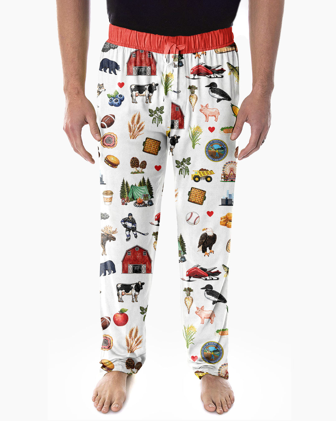 Minnesota Lover Family MatchingBamboo Men's Pajama Set