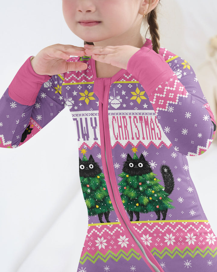 Meowy Christmas Bamboo Convertible Zippy