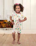 Sunshine and Jesus Summer VBS Bamboo Two Piece Short Sleeve Shorts Pajama Set