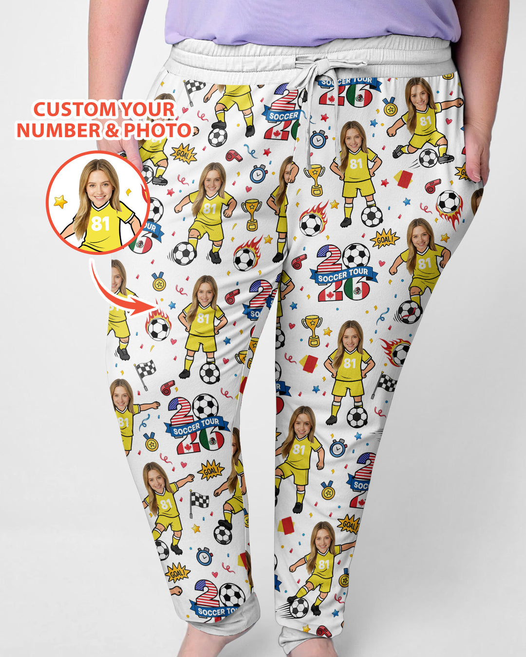 Soccer Tour 2026 Best Player Bamboo Women Pajama Set