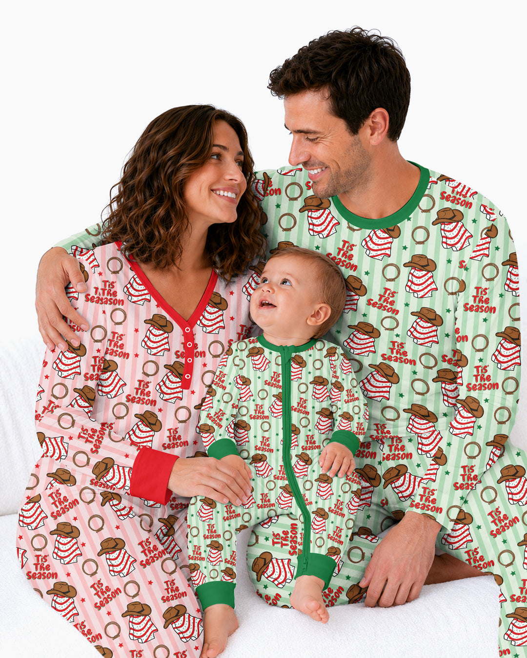 Western Christmas Tis the Season Bamboo Women Pajama Set