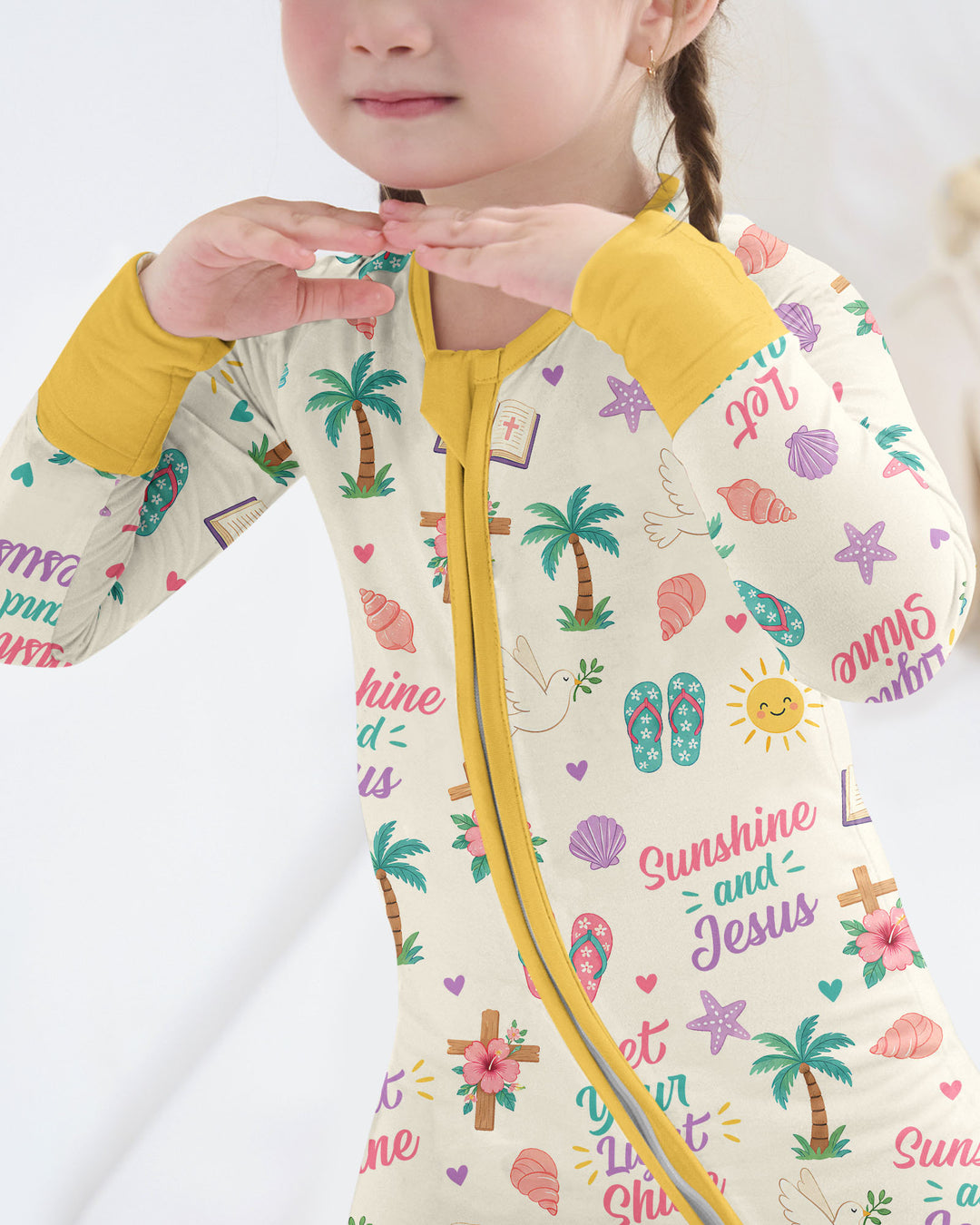 Sunshine and Jesus Summer VBS Bamboo Convertible Zippy