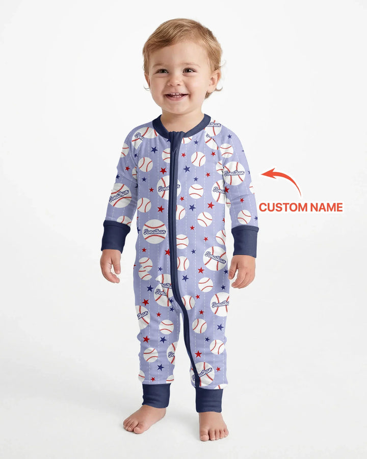 Custom Name Rookie of The Year Matching Bamboo Convertible Zippy