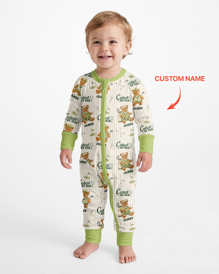 Cutest By Par Custom Name Bamboo Convertible Zippy