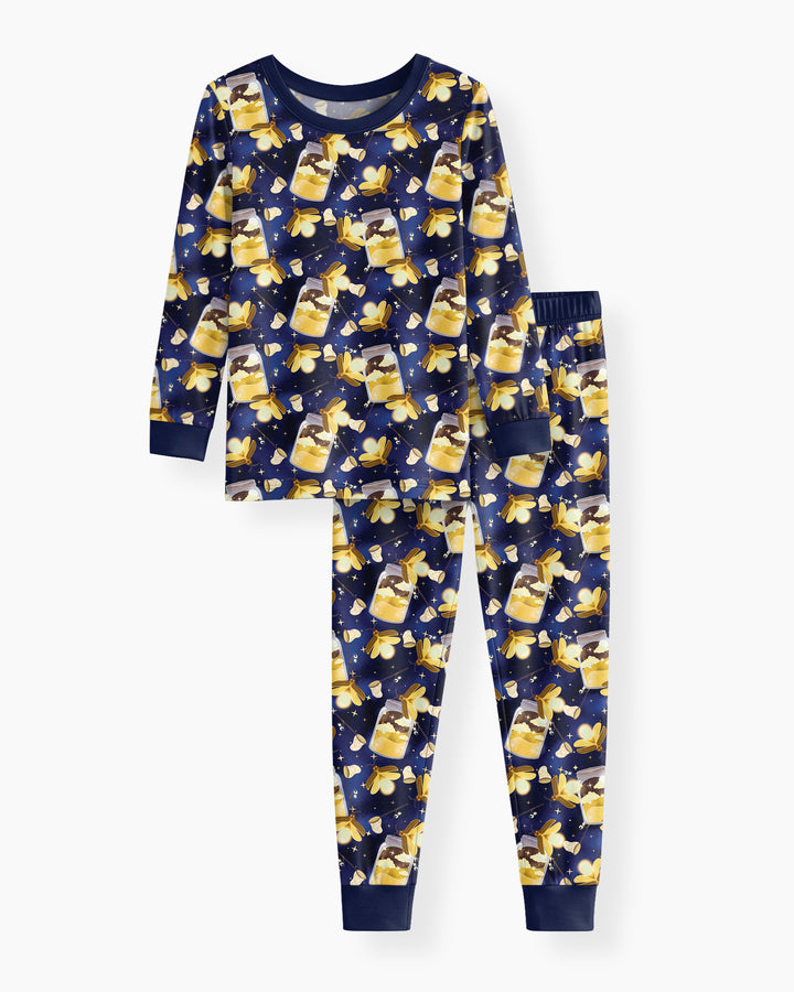 Template Bamboo Two Piece Long Sleeve Pyjamas Set