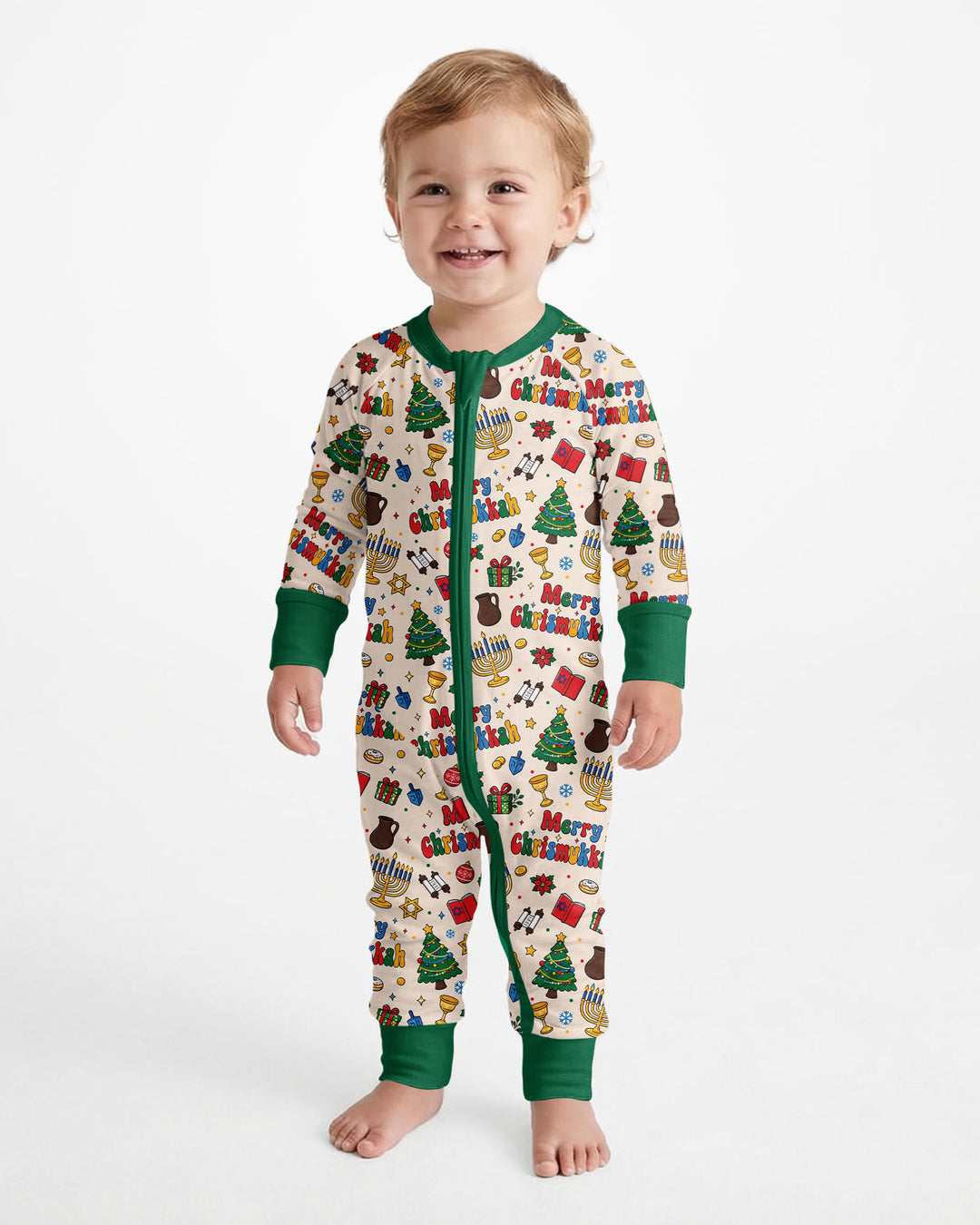Merry Chrismukkah Bamboo Convertible Zippy