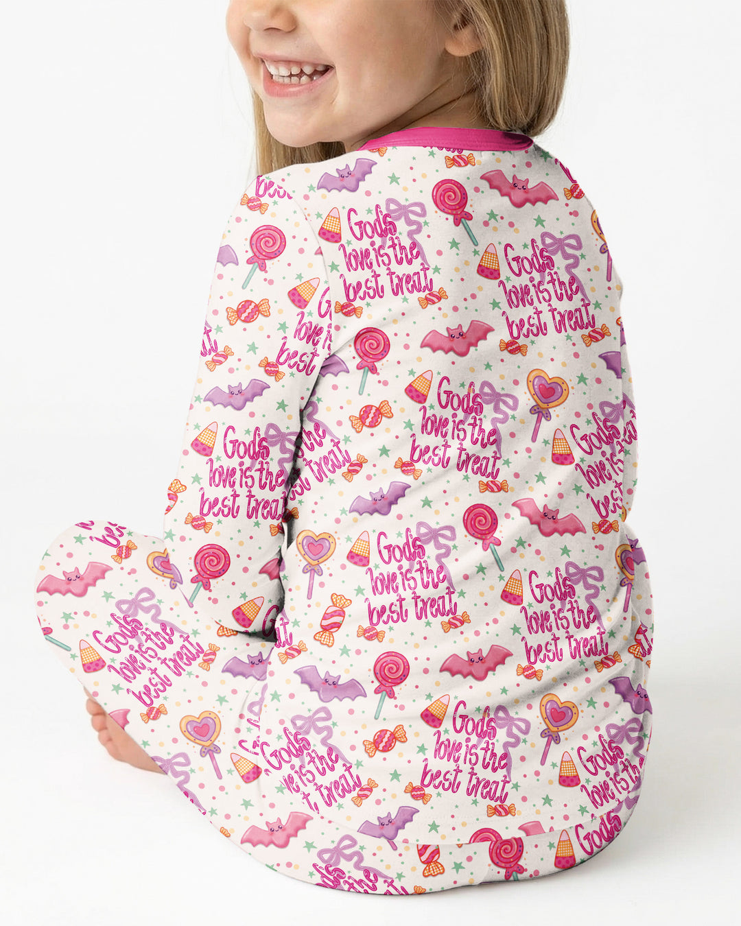 God's Love Is The Best Treat Bamboo Two Piece Long Sleeve Pajama Set