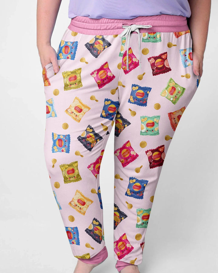 Potato Chips Bamboo Women Pajama Set