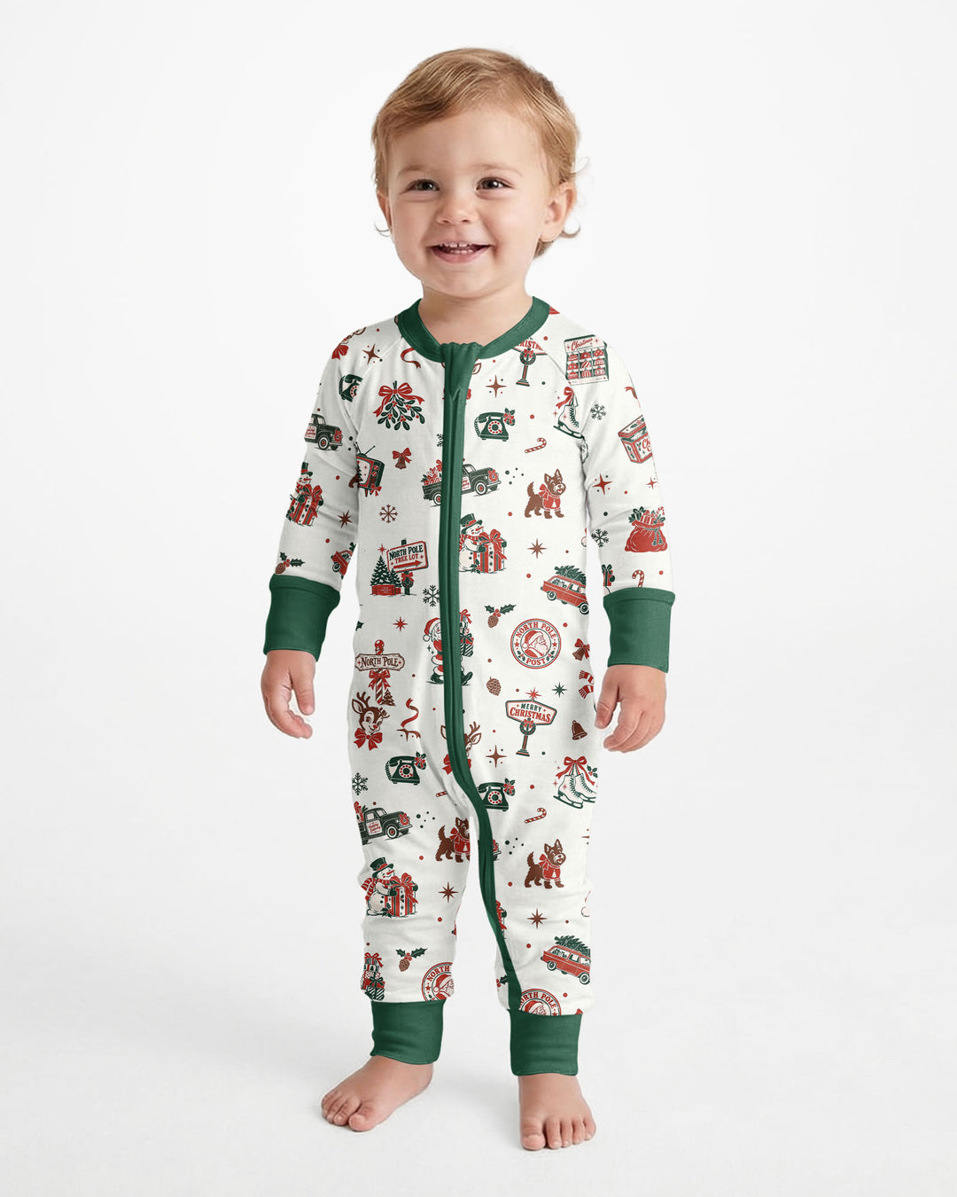 North Pole Retro Bamboo Convertible Zippy