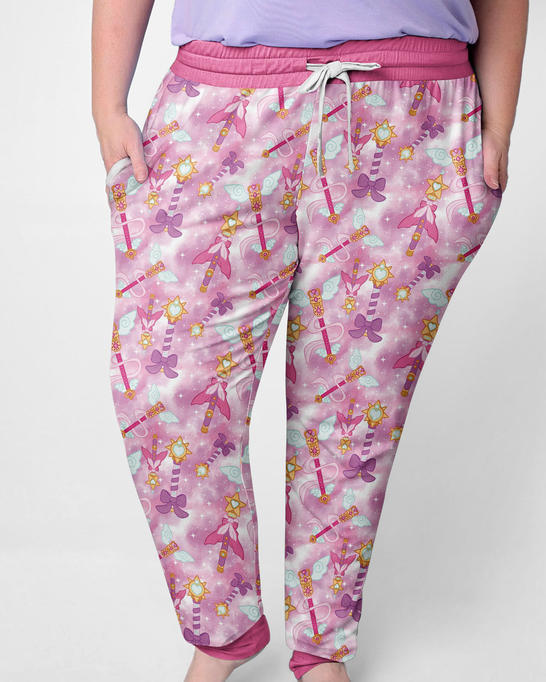 Kawaii Magical Girl Wand Bamboo Women Pajama Set