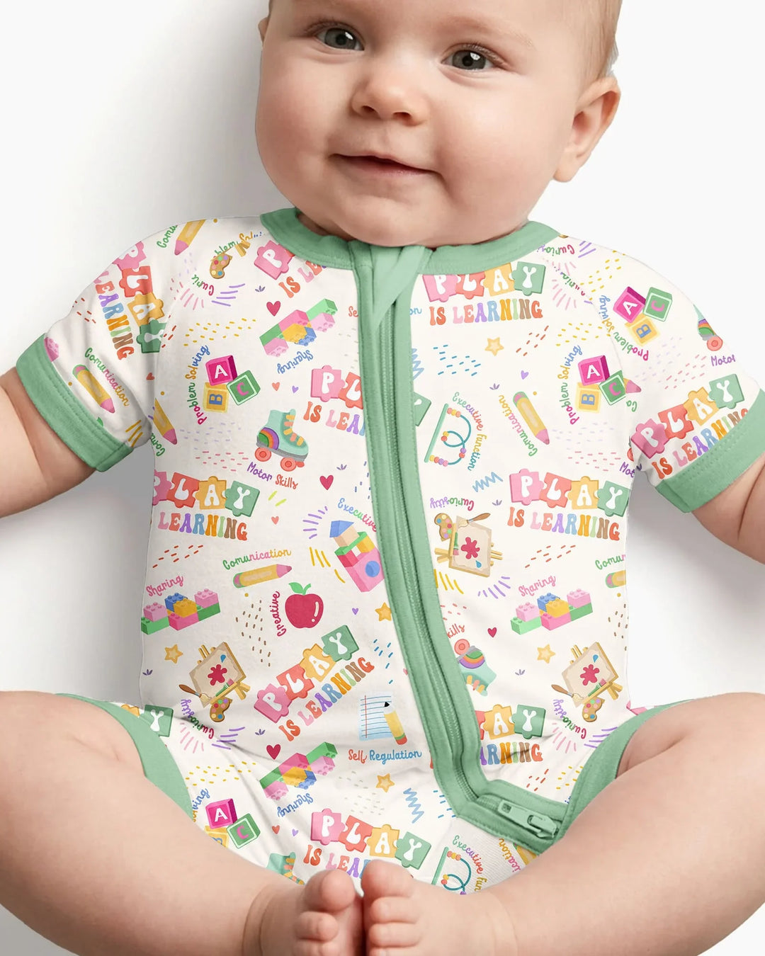 Play and Learn Bamboo Shorty Zippy