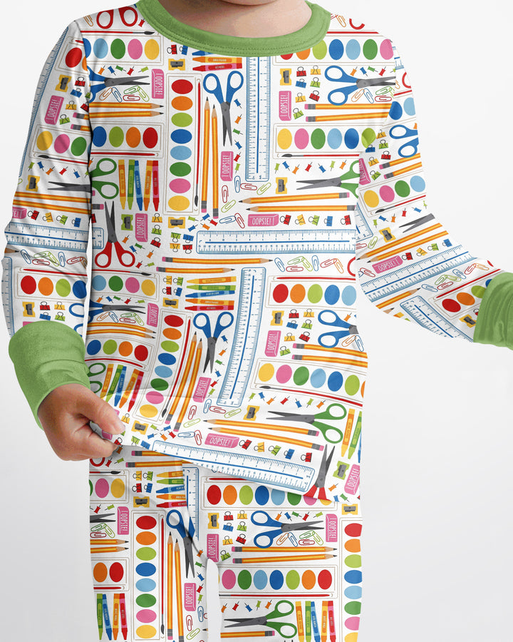 Craft Corner Bamboo Two Piece Long Sleeve Pajama Set