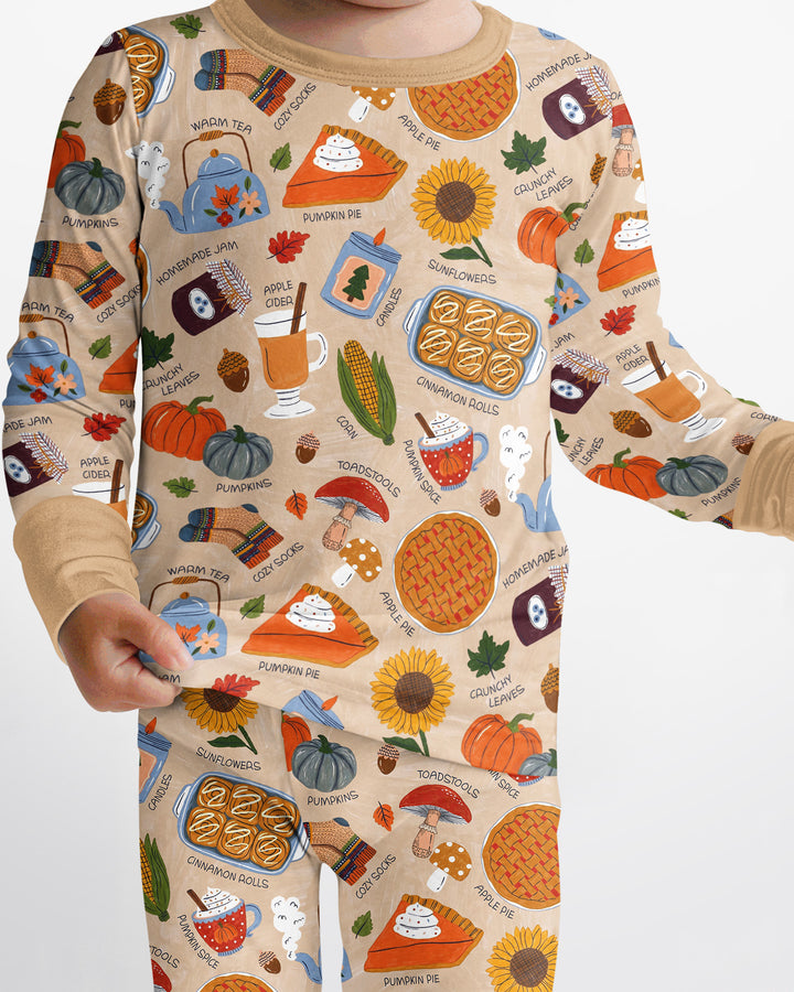 Cozy Season Mommy & Me Matching Bamboo Two Piece Long Sleeve Pajama Set