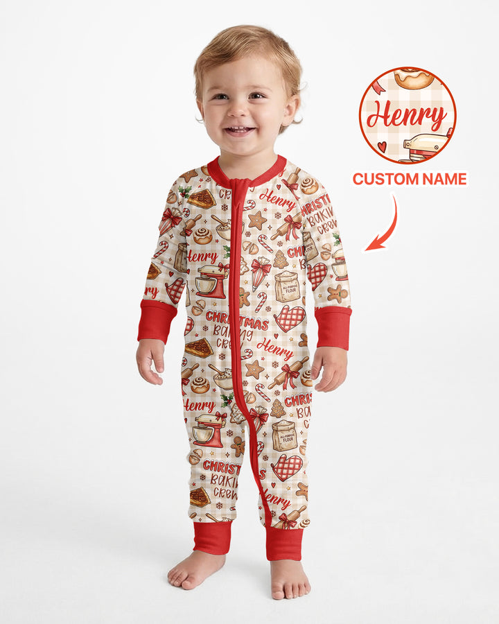 Christmas Baking Crew Bamboo Convertible Zippy