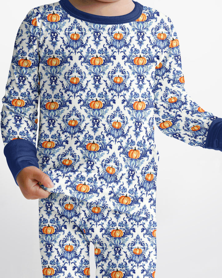 Template Bamboo Two Piece Long Sleeve Pyjamas Set