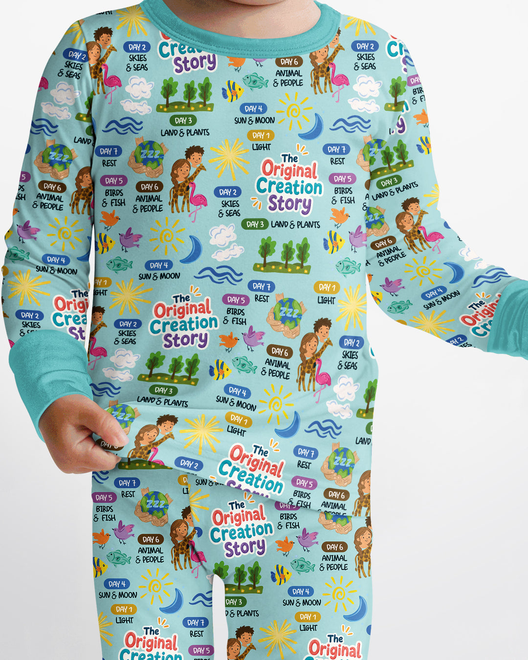 Template Bamboo Two Piece Long Sleeve Pyjamas Set