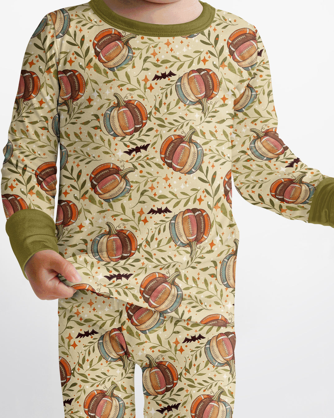 It's Football Season Bamboo Two Piece Long Sleeve Pajama Set
