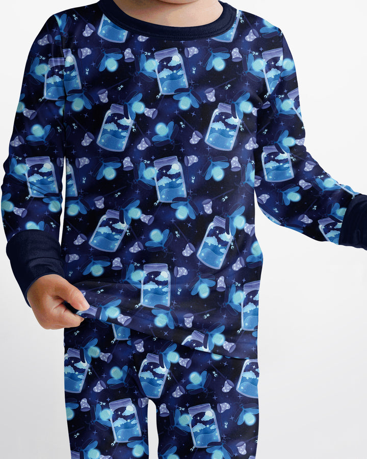 Template Bamboo Two Piece Long Sleeve Pyjamas Set