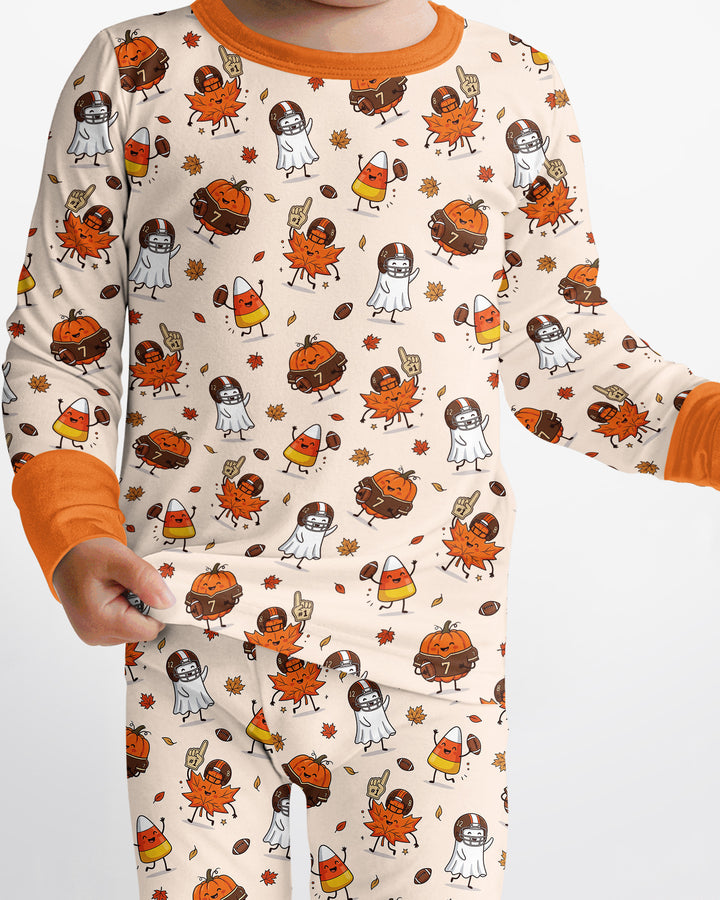 Template Bamboo Two Piece Long Sleeve Pyjamas Set