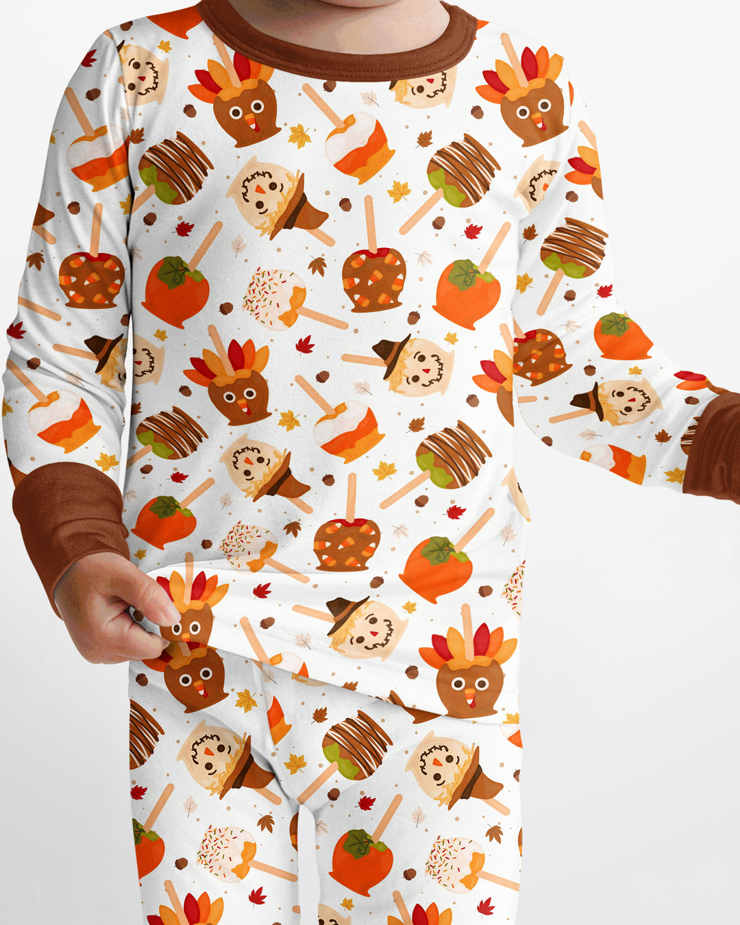 Template Bamboo Two Piece Long Sleeve Pyjamas Set