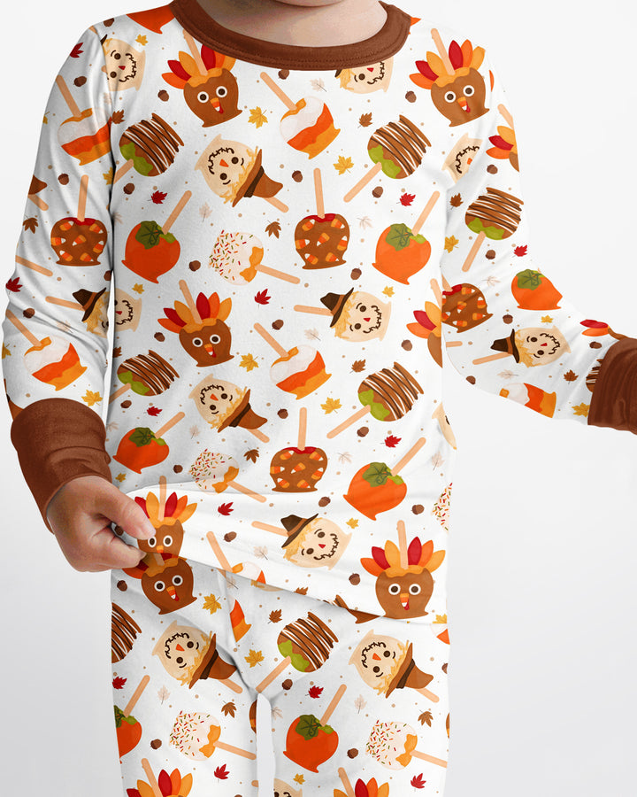 Template Bamboo Two Piece Long Sleeve Pyjamas Set