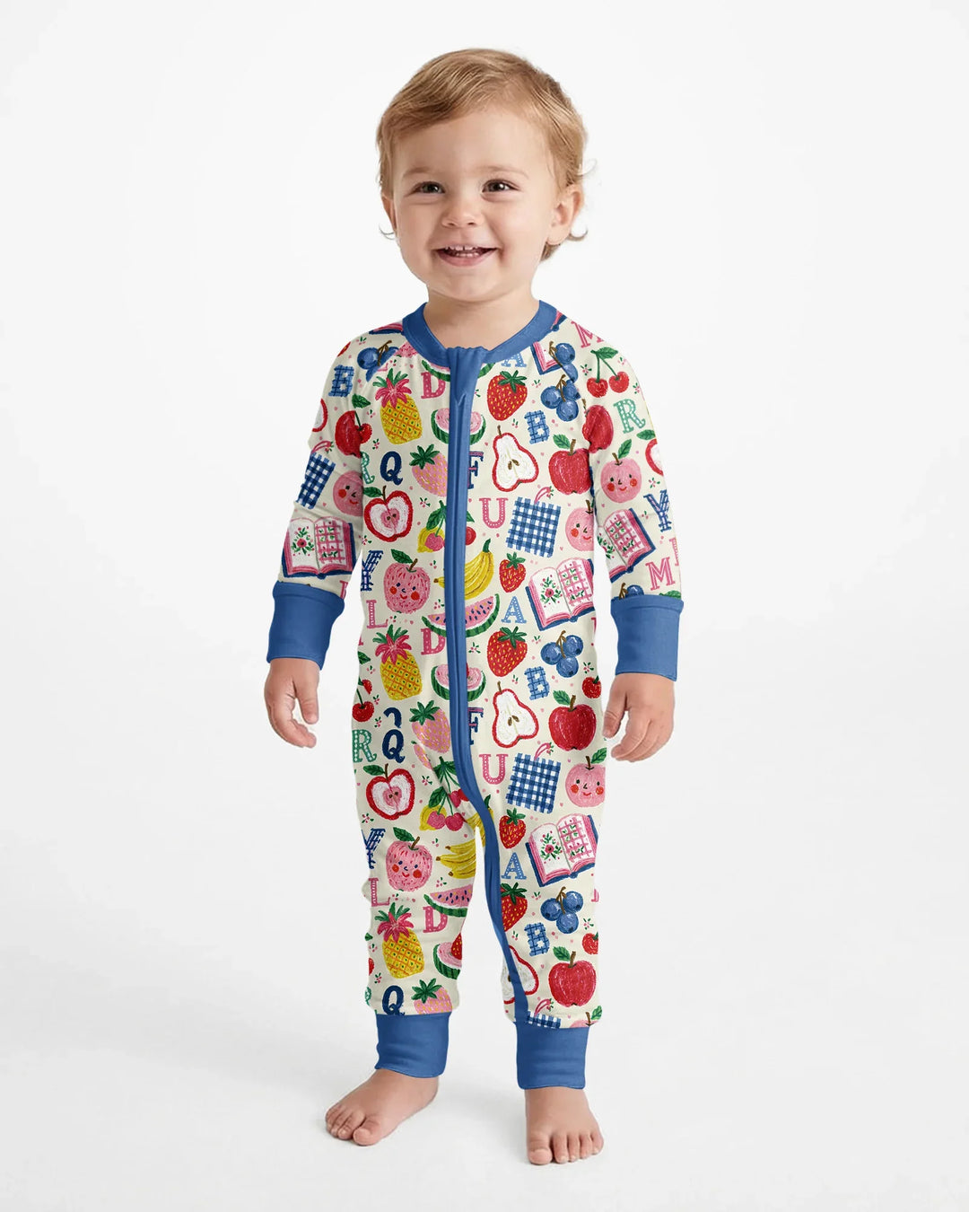 Back To School Fruit Alphabet Bamboo Convertible Zippy