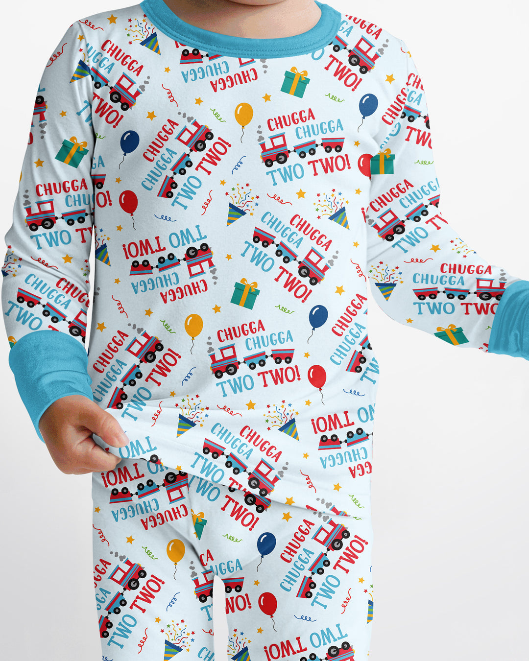 Chugga Chugga Two Bamboo Two Piece Long Sleeve Pajama Set