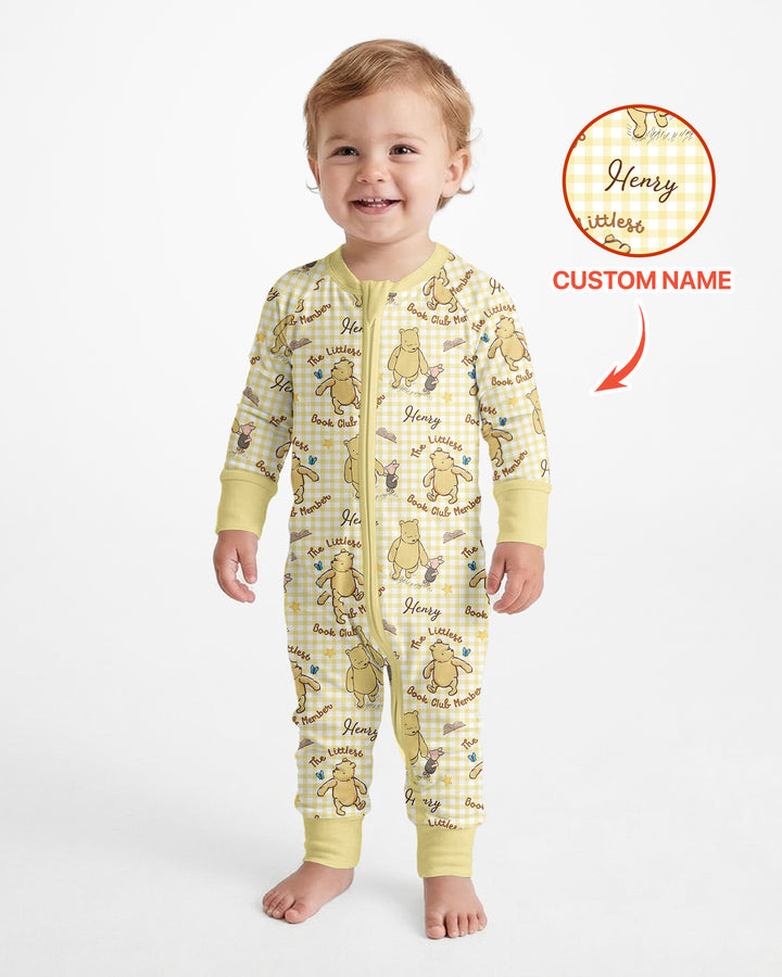 Custom Name Littlest Book Club Member Bamboo Convertible Zippy