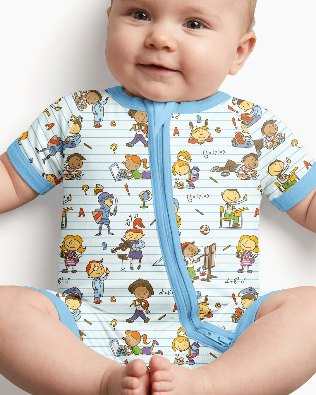 School Days Adventure Bamboo Shorty Zippy