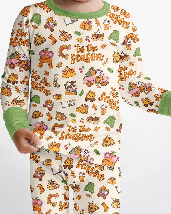 'Tis The Season Bamboo Two Piece Long Sleeve Pajama Set