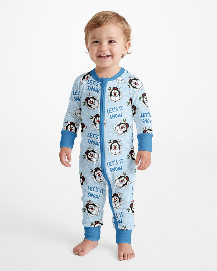 Funny Snowman Bamboo Convertible Zippy