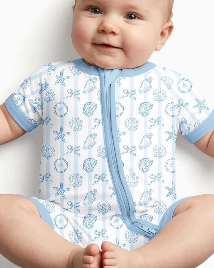 Coastal Keepsakes Family Matching Bamboo Shorty Zippy