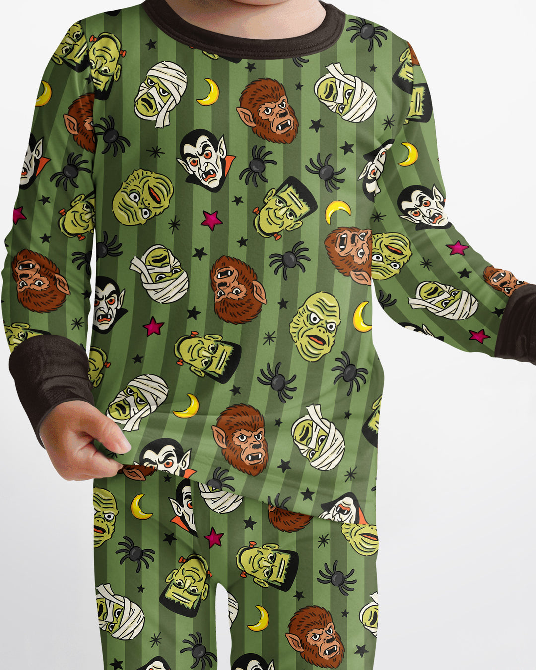 Template Bamboo Two Piece Long Sleeve Pyjamas Set