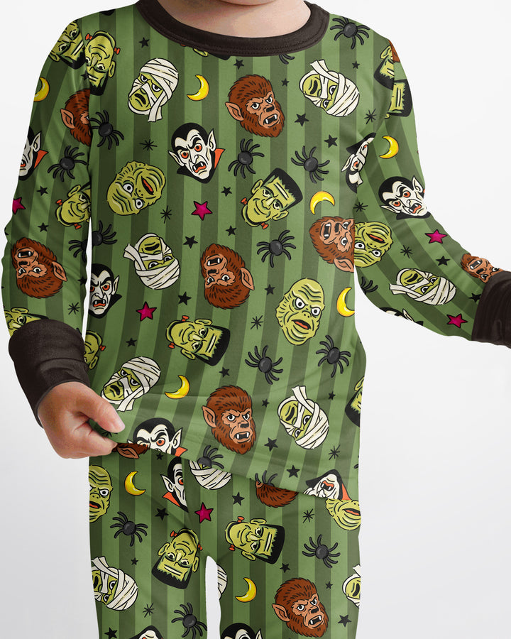 Template Bamboo Two Piece Long Sleeve Pyjamas Set