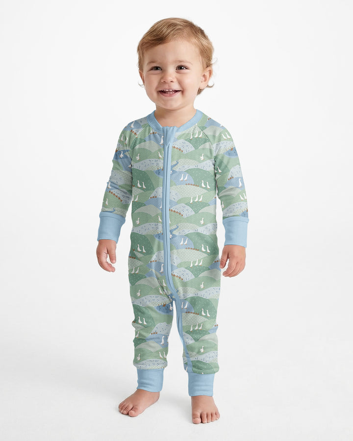 Wandering Geese Family Matching Bamboo Convertible Zippy