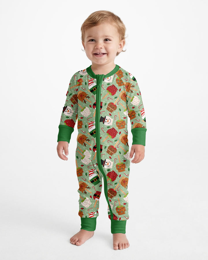 Christmas Cake Pops Family Matching Bamboo Convertible Zippy
