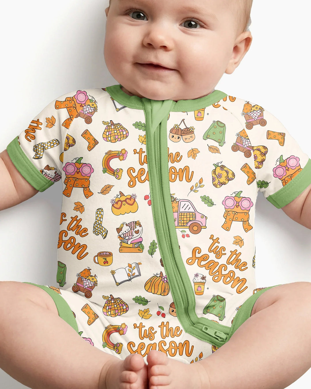 'Tis The Season Bamboo Shorty Zippy