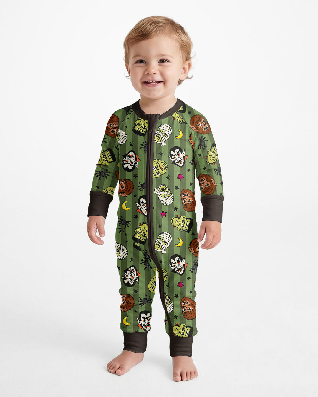 Creepy Crew Family Matching Bamboo Convertible Zippy