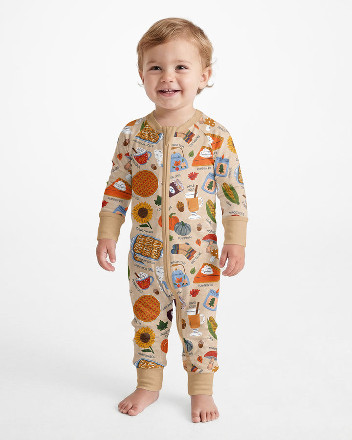 Cozy Season Mommy & Me Matching Bamboo Convertible Zippy