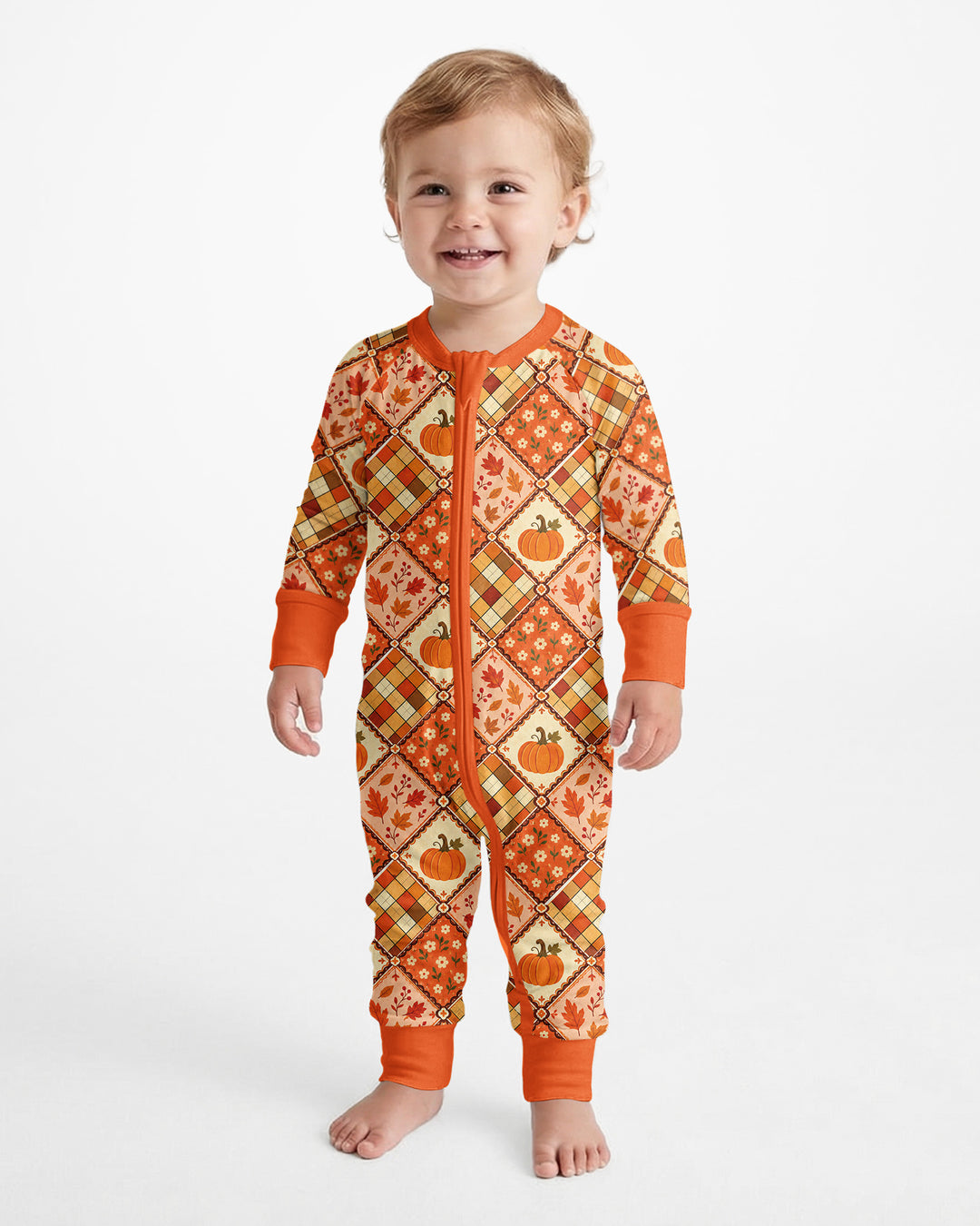 Fall Vintage Patchwork Bamboo Convertible Zippy