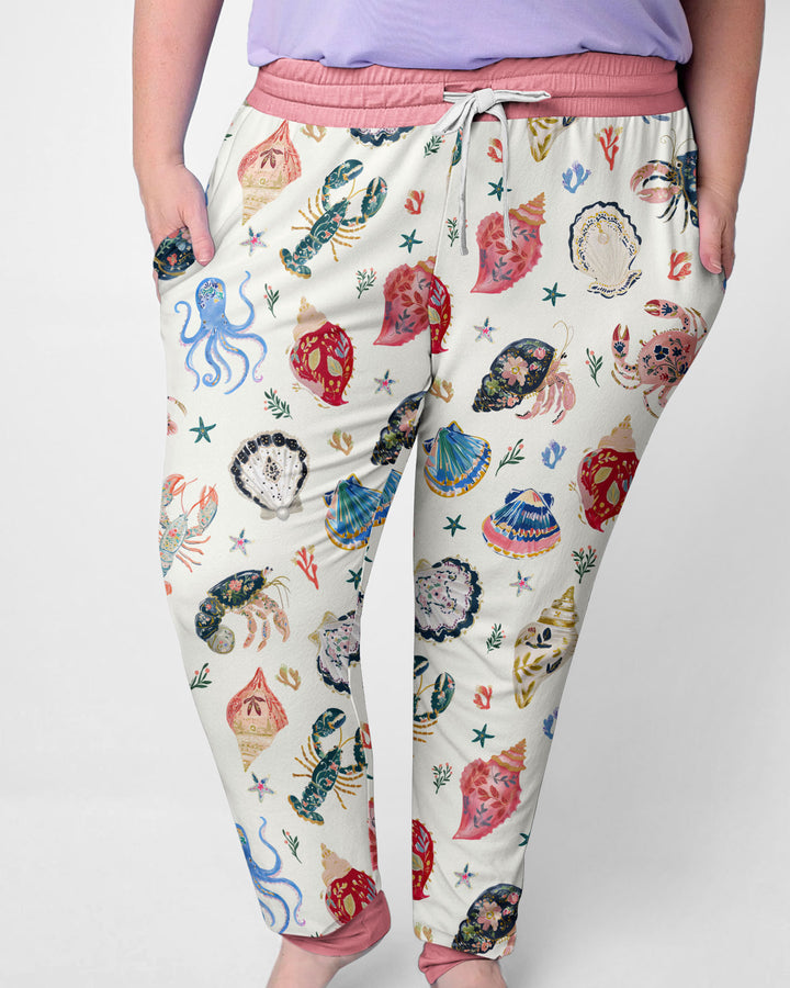 Preppy Coastal Bamboo Women Pajama Set
