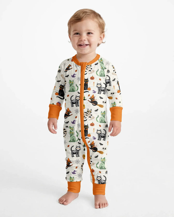 Spooky Cat Squad Bamboo Convertible Zippy