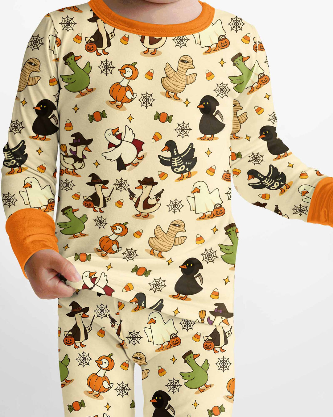 Template Bamboo Two Piece Long Sleeve Pyjamas Set