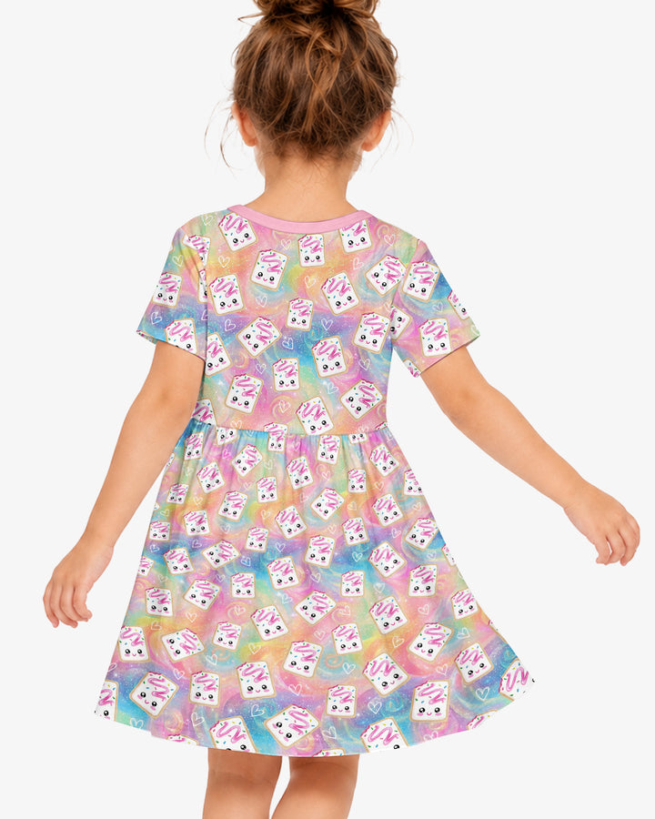 Kawaii Sprinkle Pastry Bamboo Twirl Dress