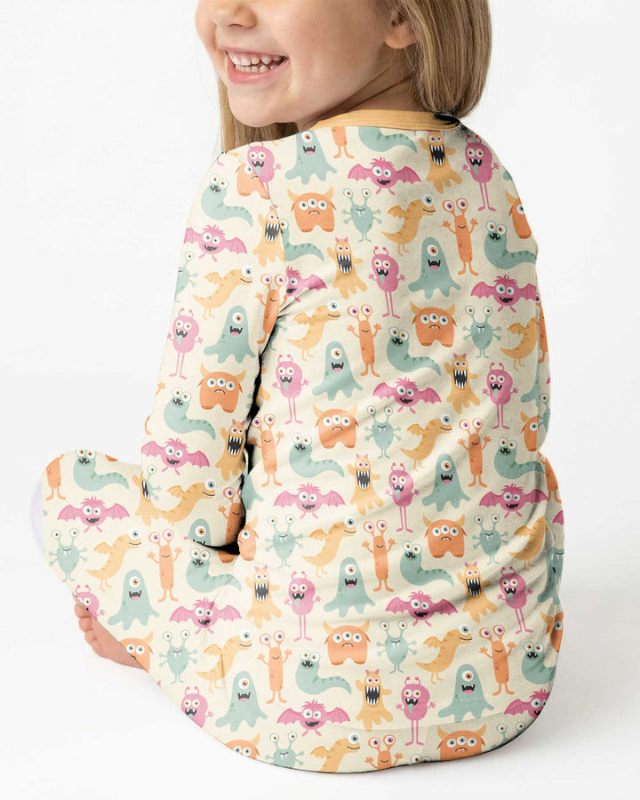 Monster Boo Bash Bamboo Two Piece Long Sleeve Pajama Set
